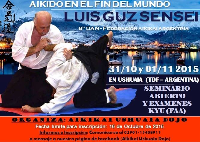 Seminario en el Fin del Mundo – Seminario abierto y exámenes de kyu Seminario en el Fin del Mundo – Seminario abierto y exámenes de kyu